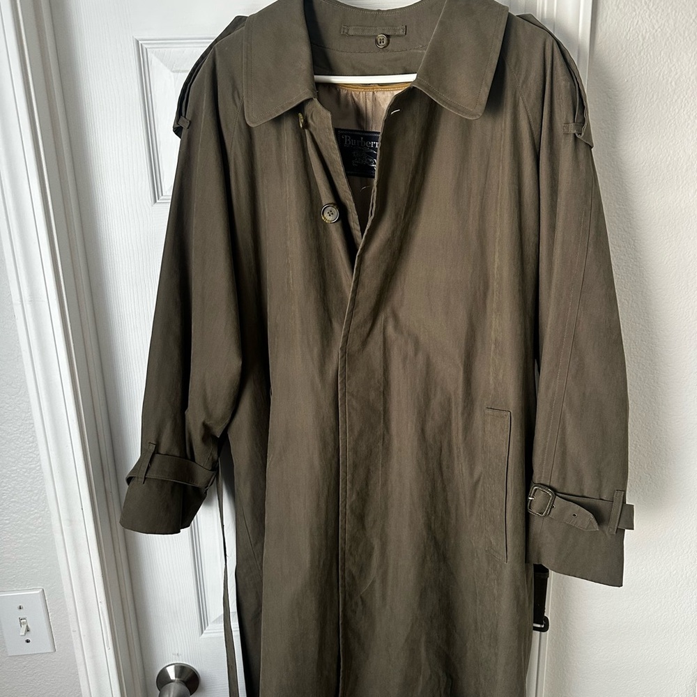 Burberry Khaki Trench Coat